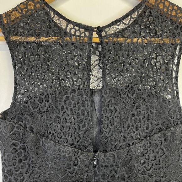 Milly of New York Lace Ruffle Sheath dress black - 2 - Picture 10 of 12